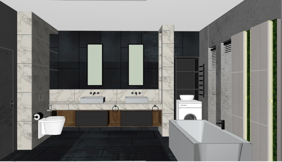 Одноэтажный дом 190 м2