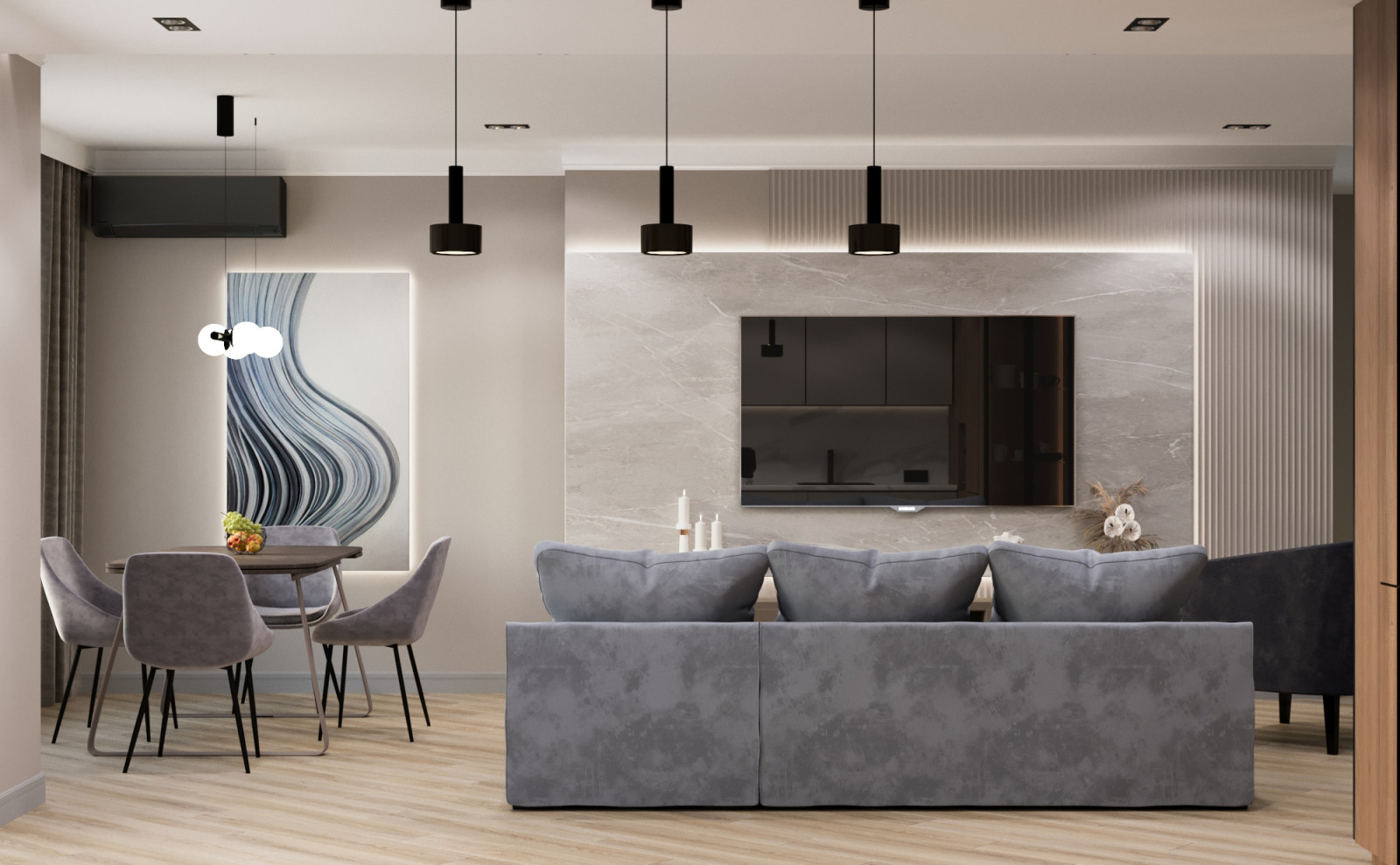 Кухня-гостиная