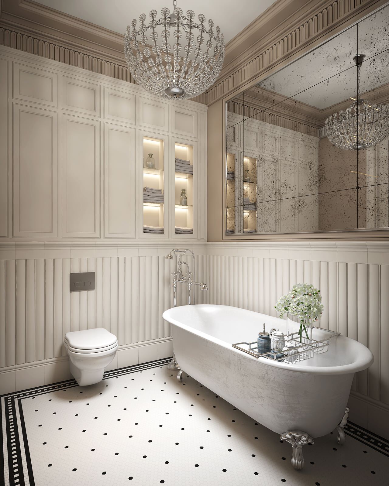 Современная классика, квартира 78м2