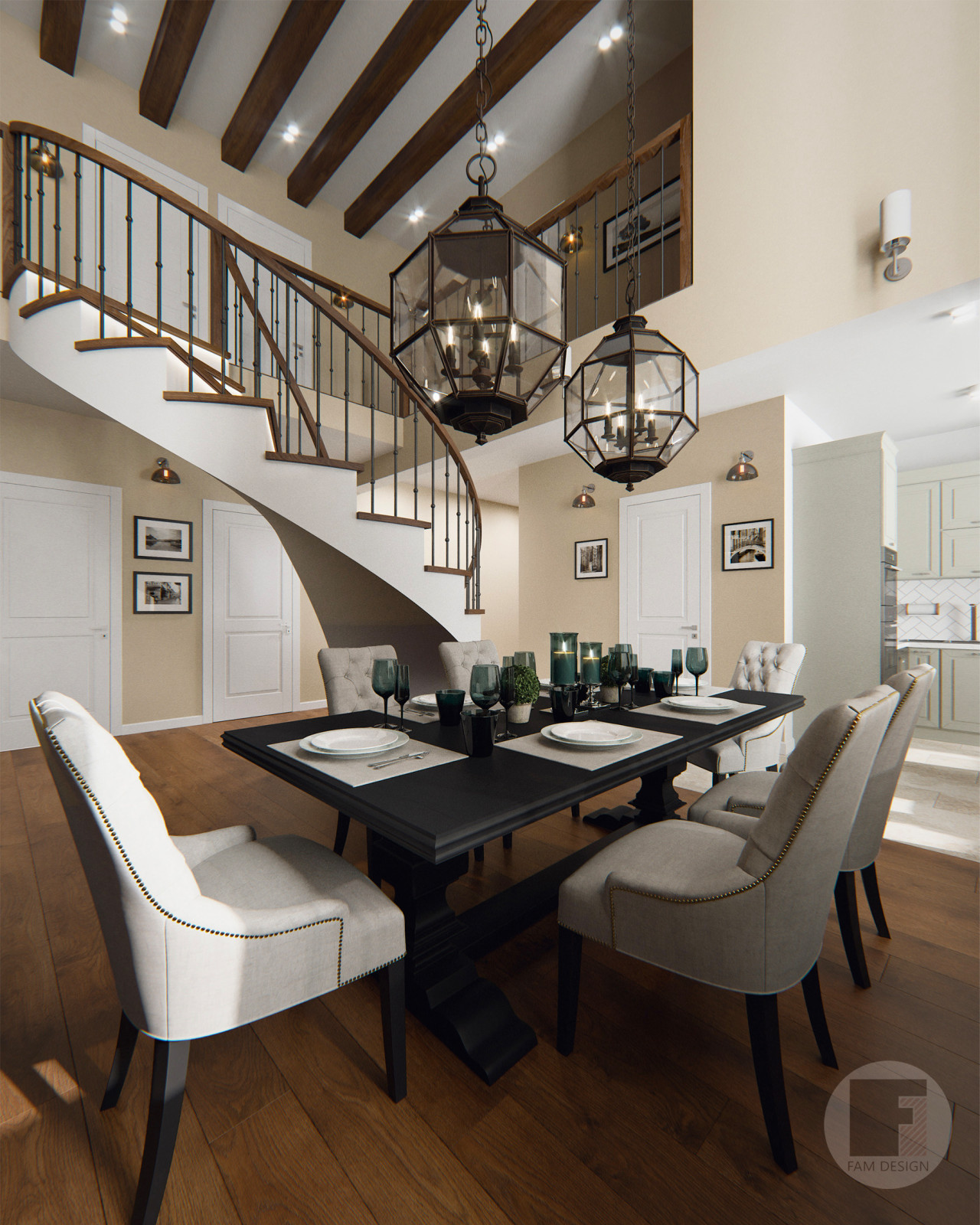 Современный загородный дом