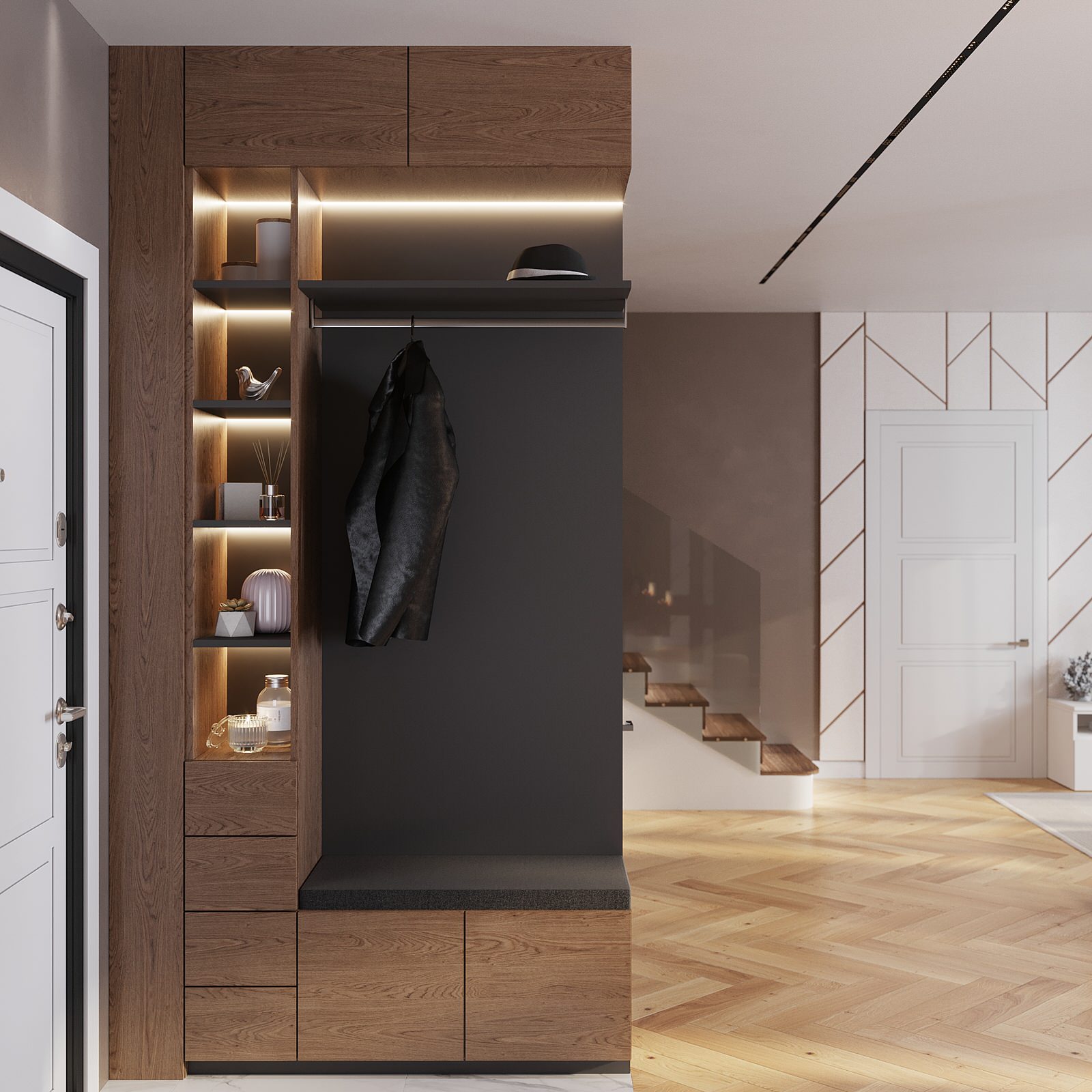 Двухуровневая квартира для семьи из 5ти человек