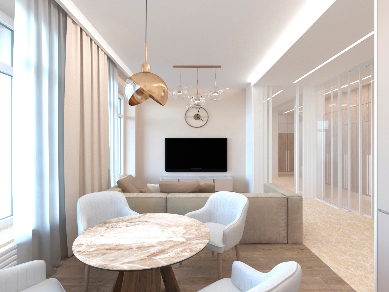 "Долгая дорога в дюнах". 2-х комнатная квартира.