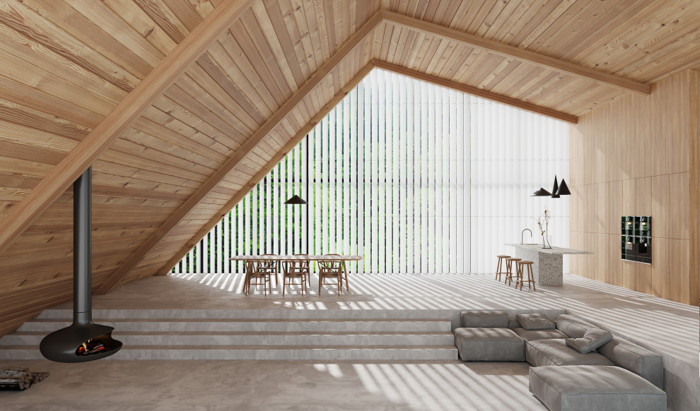 Дом с нестандартными окнами