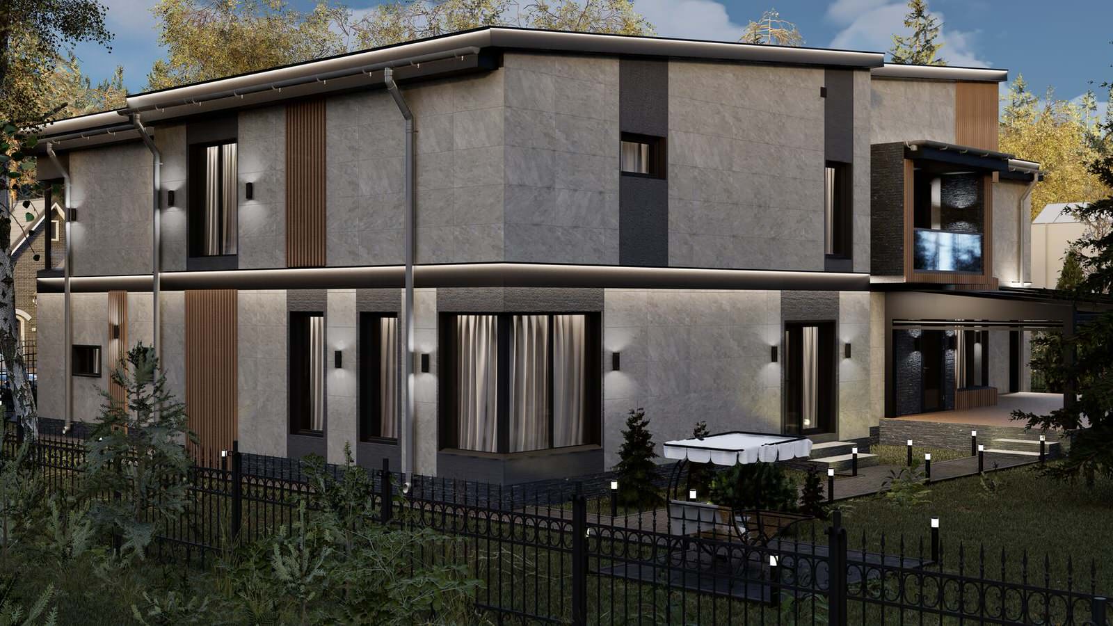 Визуализация дома КП "Монтевиль"