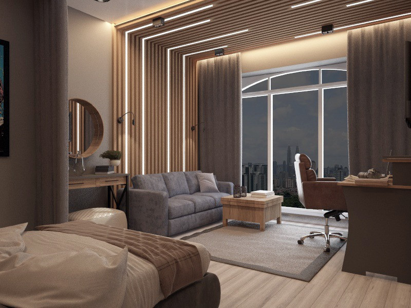 Обложка проекта: лофт в однокомнатной квартире