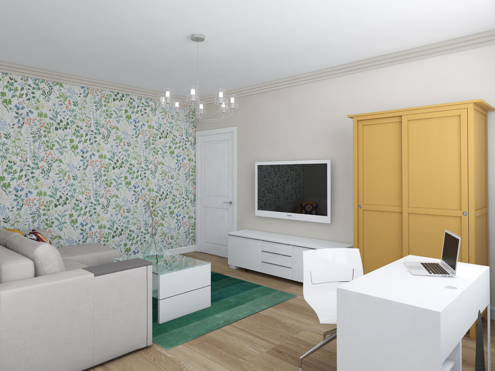 Дизайн-проект гостиной для молодой семьи