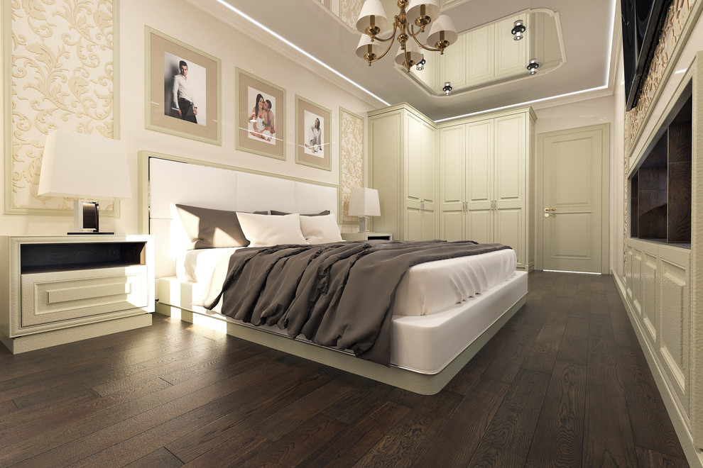 Интерьер спальни в ЖК "Самоцветы"