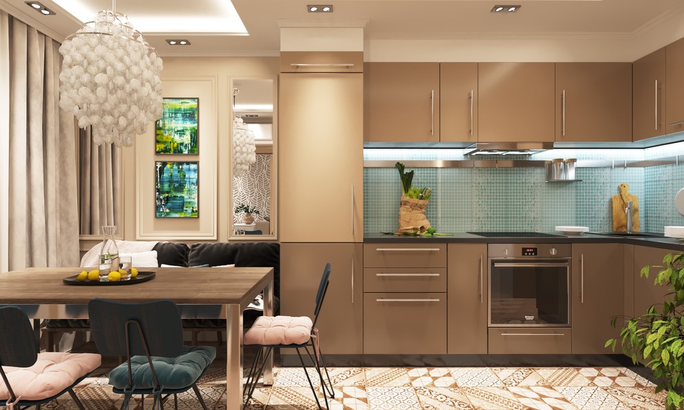 Обложка проекта: Жилая квартира в 90 кв.м в ЖК "Протвино" Московской области