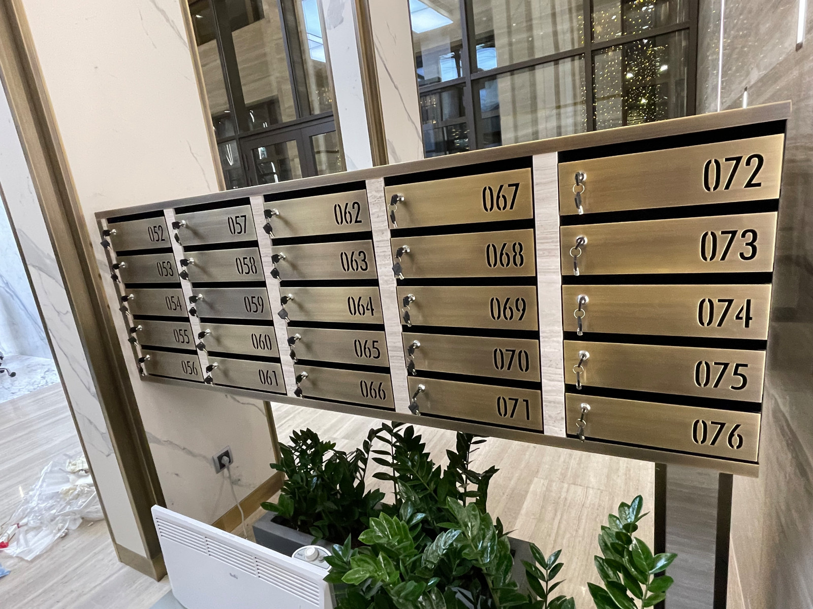 Почтовые ящики для ЖК и БЦ на заказ