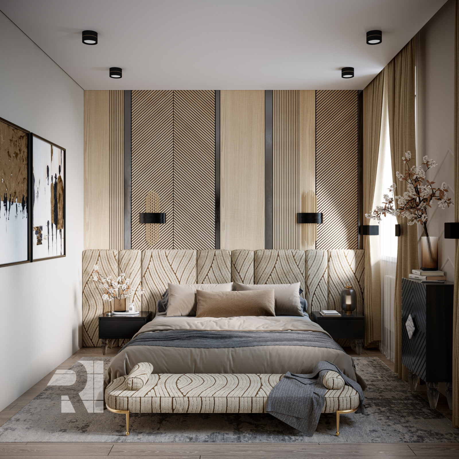 Современный стиль с элементами ар-деко