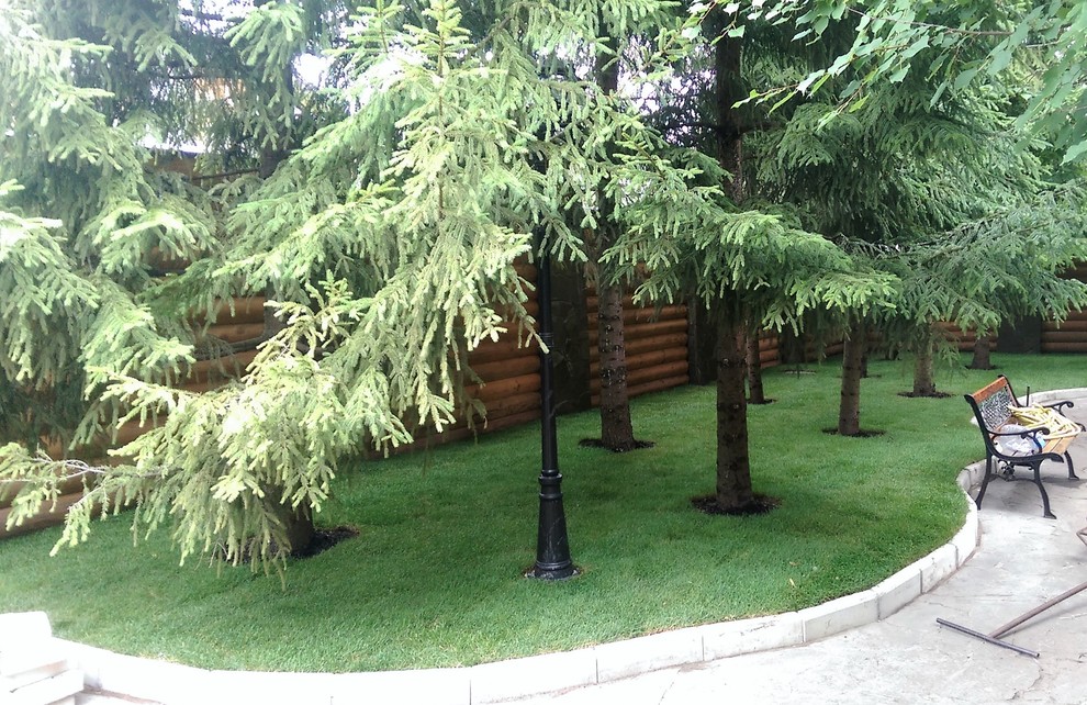 Укладка рулонного газона "под ключ"