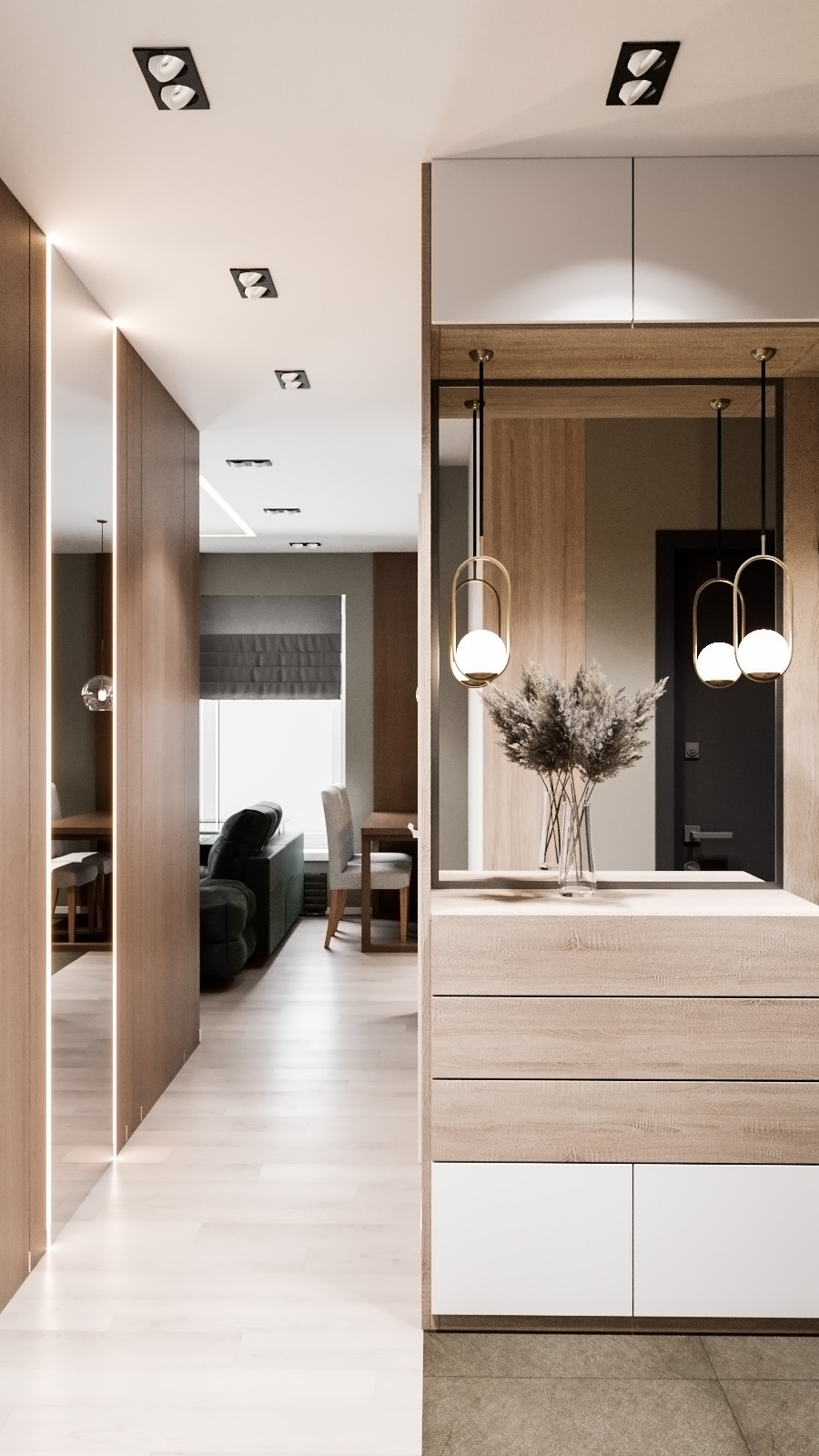 Обложка проекта: Дизайн проект квартиры в Москве в современном стиле (Варшавское шоссе, 2019)