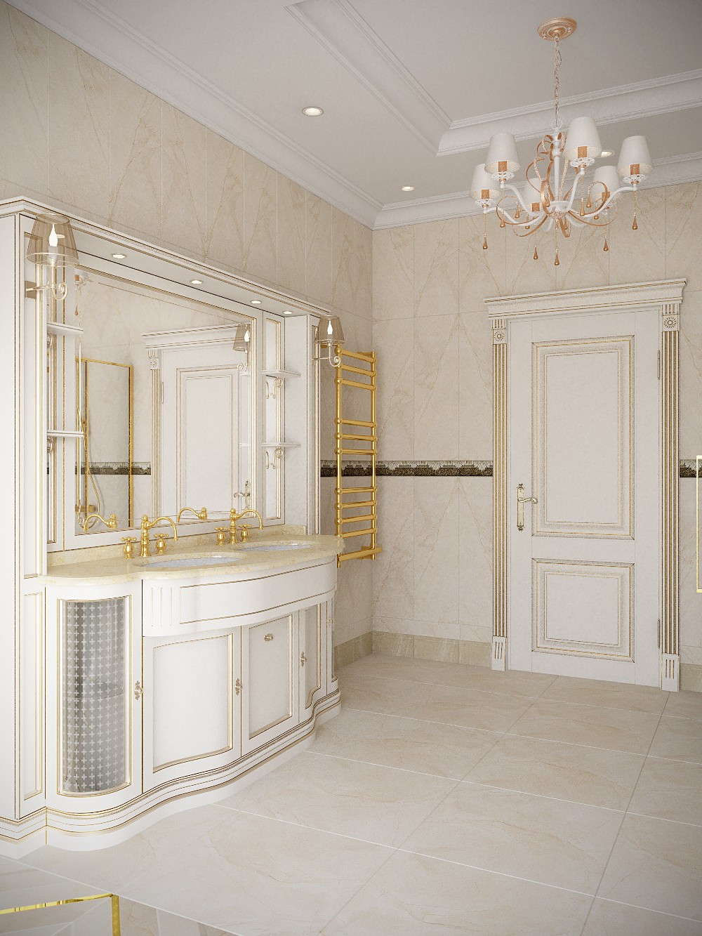 Обложка проекта: Дом в классическом стиле, посёлок Заостровье, Калининградская область