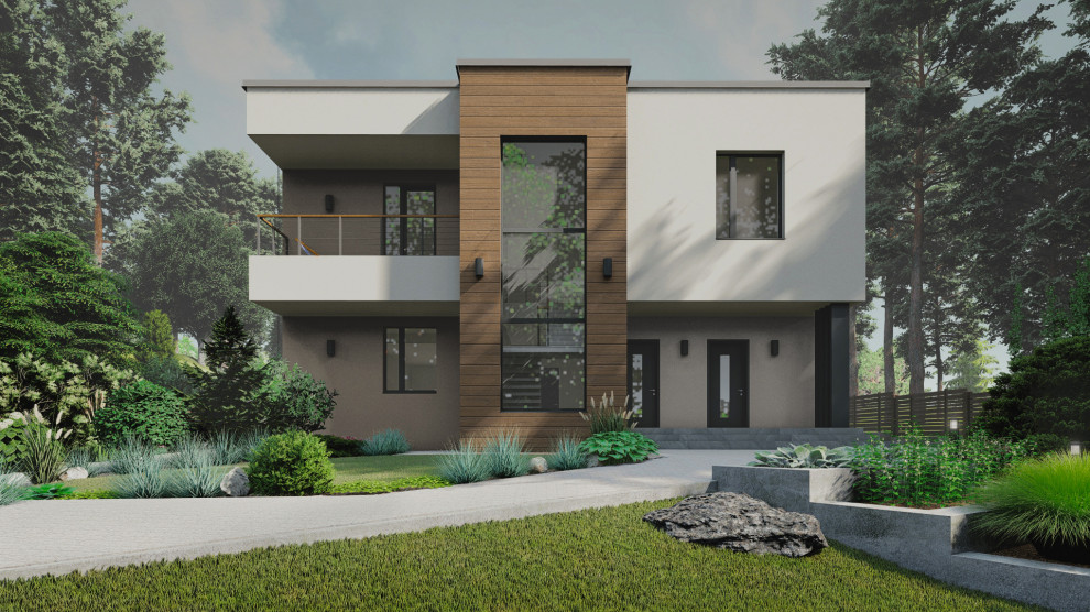 Обложка проекта: Современный дом в КП Расторгуев— 150 м²