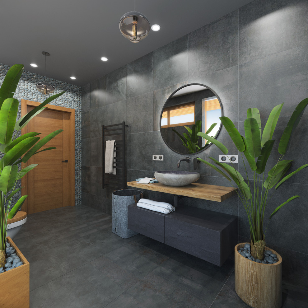 Интерьер каркасного дома, фахверка в экостиле