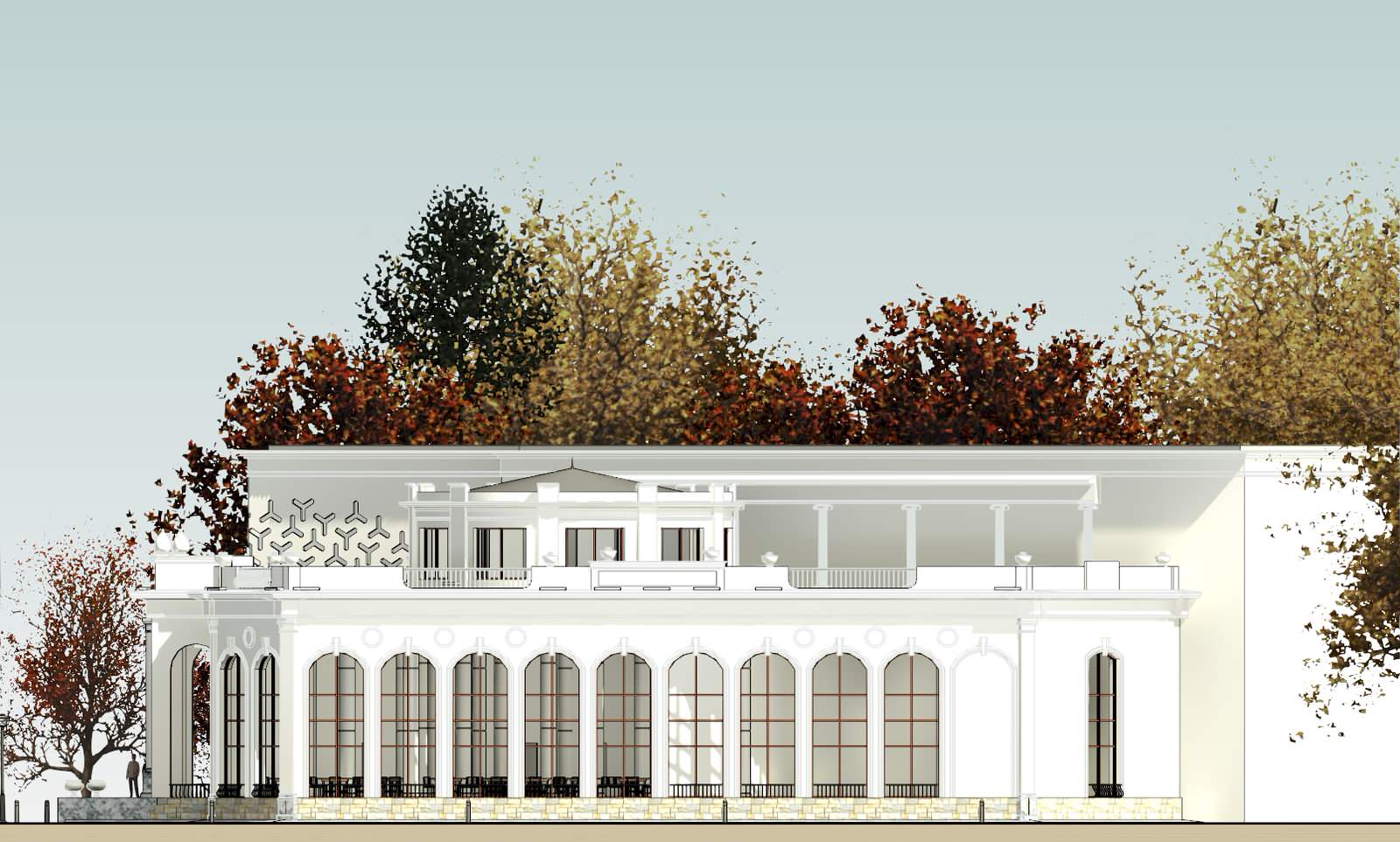 Ресторанный комплекс в классическом стиле