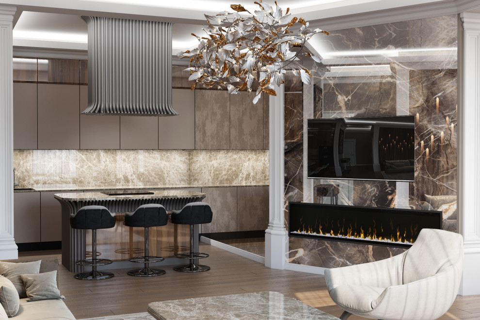 Обложка проекта: ЖК ВТБ Арена Парк  Москва квартира 100 кв.м.