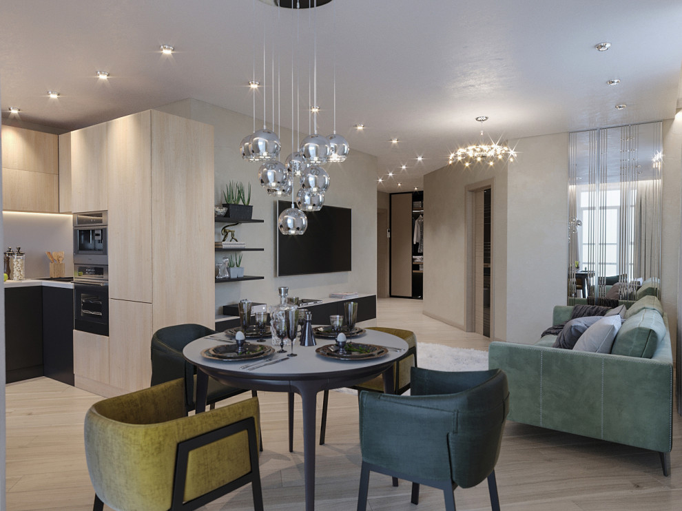 Дизайн квартиры-студии в ЖК Европейский