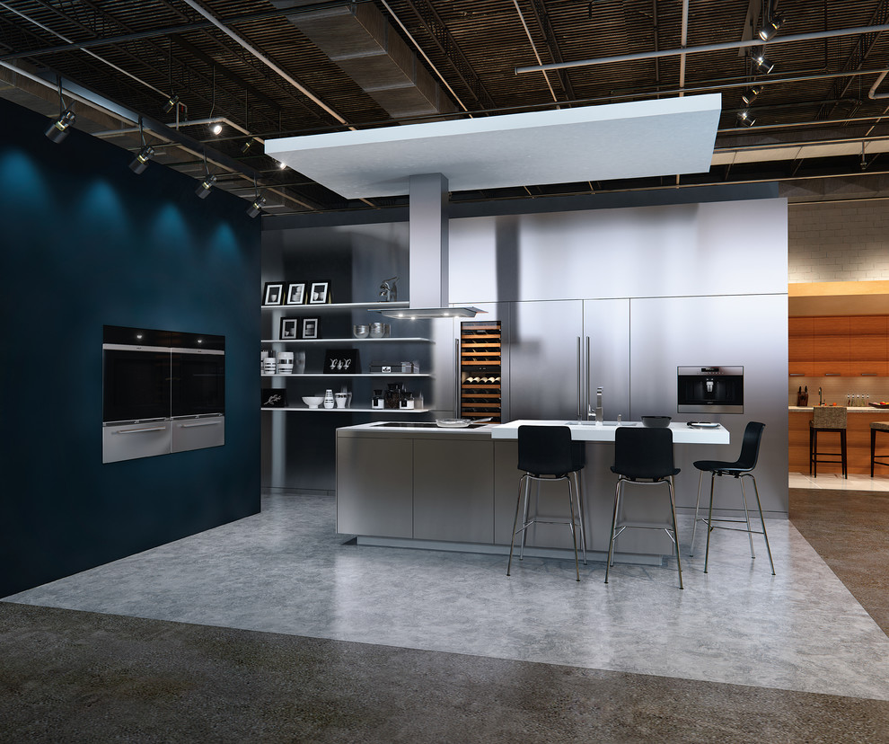 Интегрируемые холодильники в интерьере