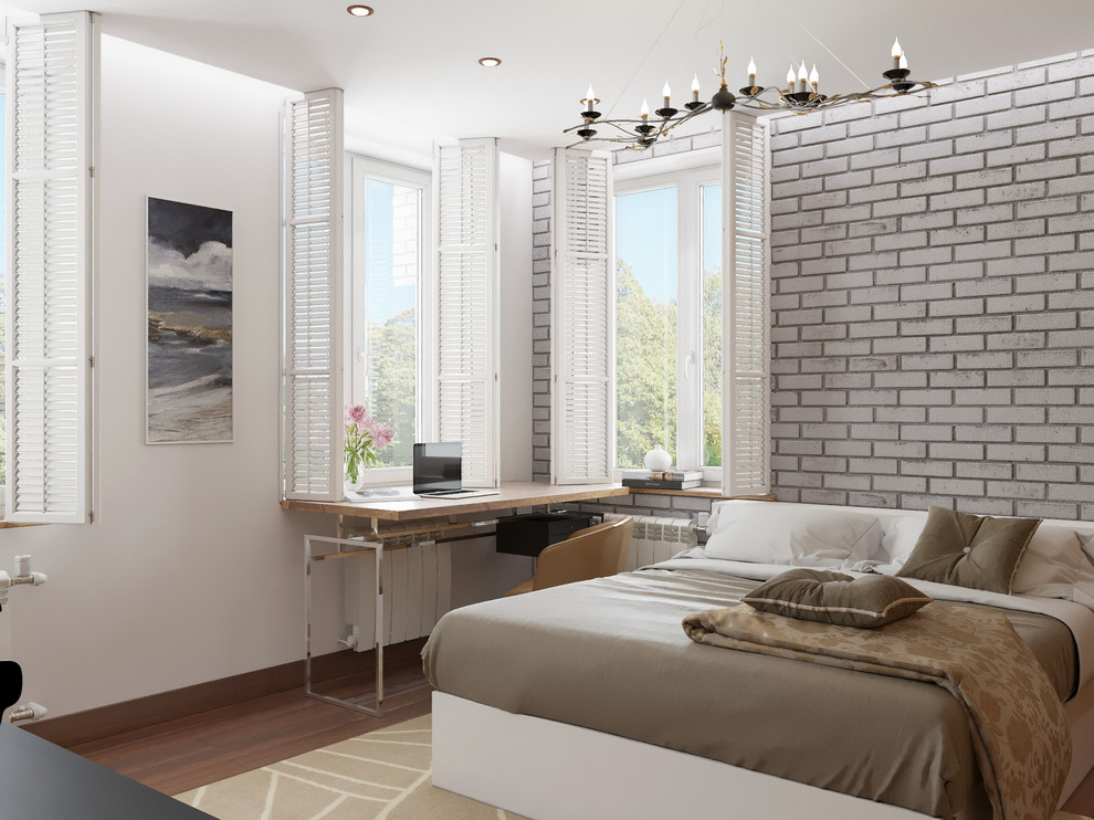 Спальня в загородном доме. 6 вариантов.