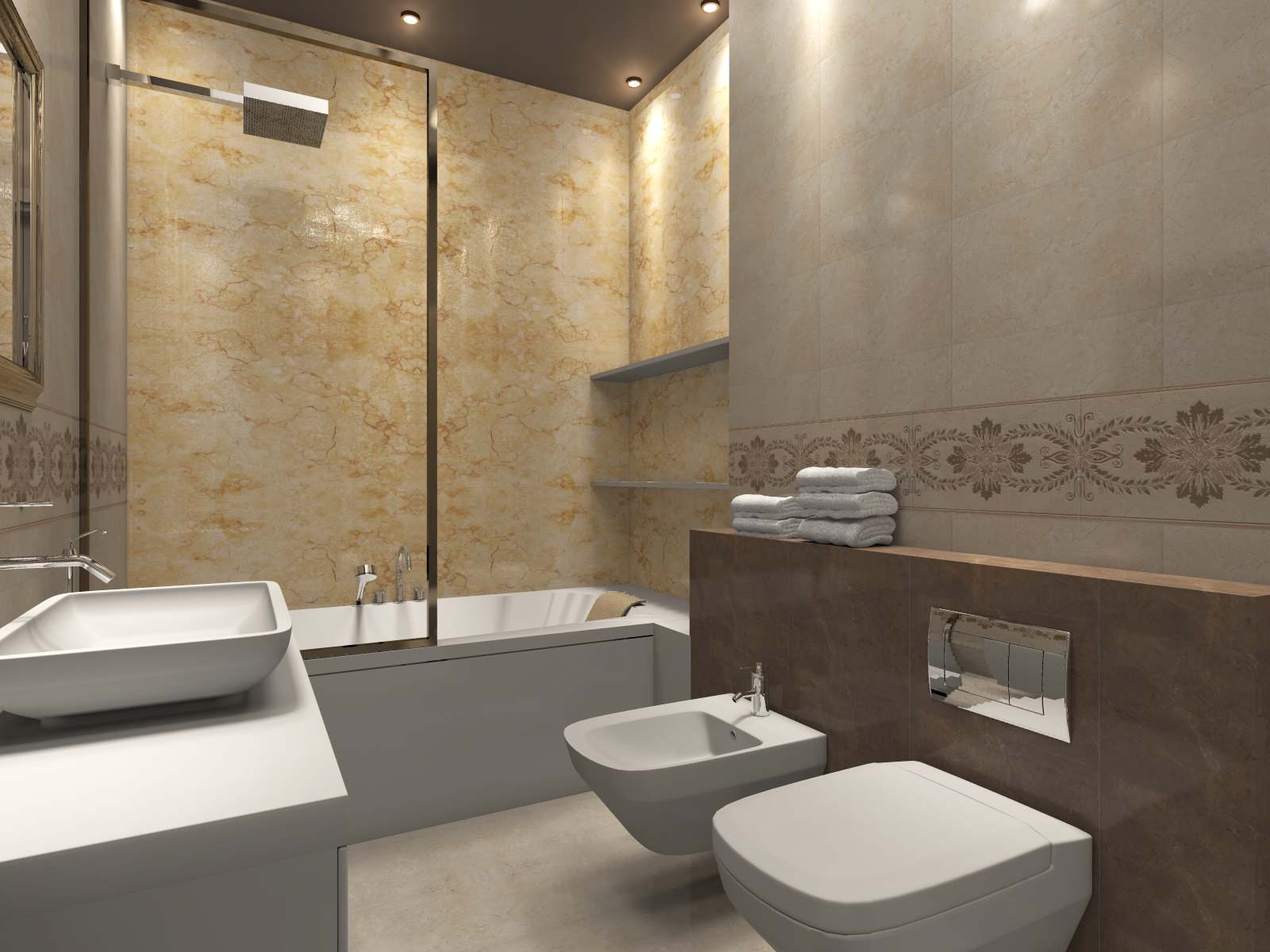 Обложка проекта: Ванная комната молодой семьи