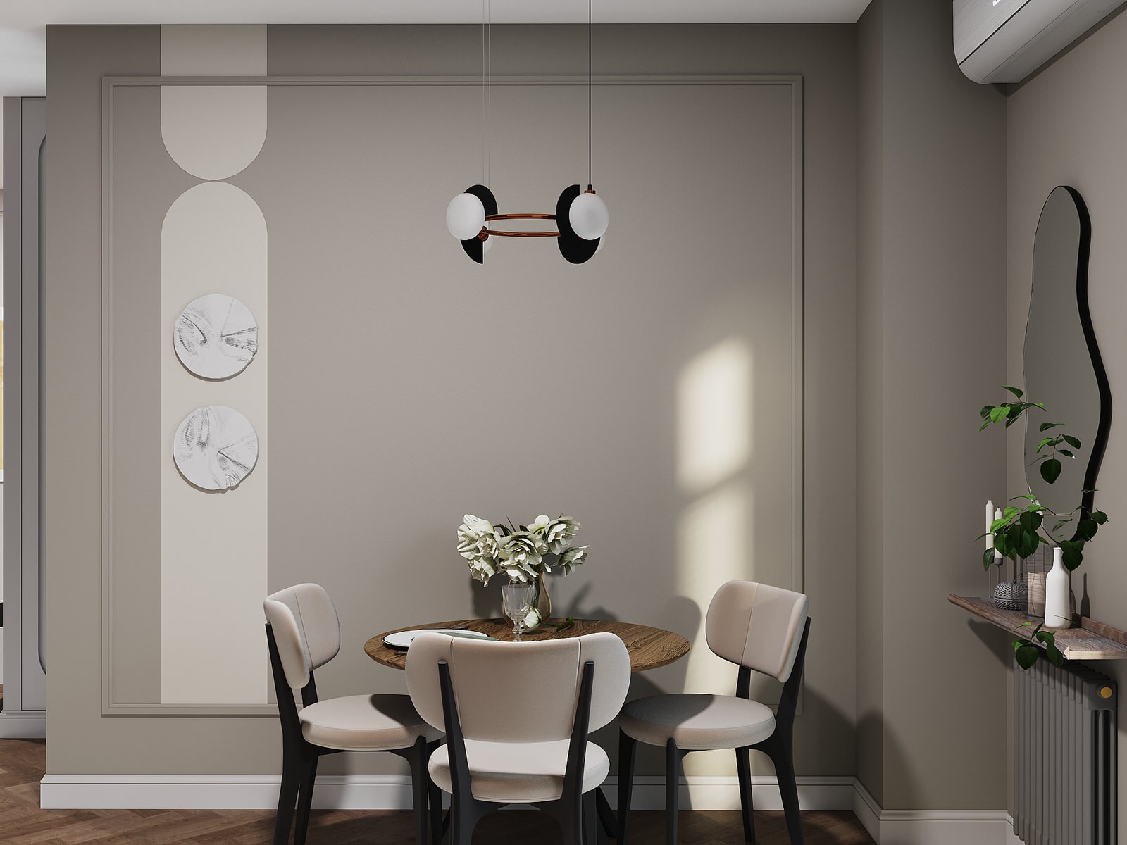 Кухня-гостиная в евродвушка