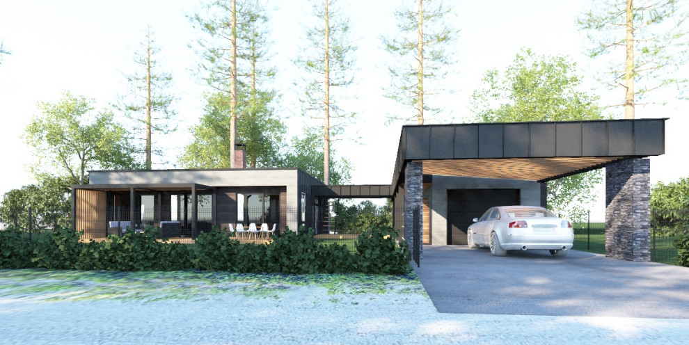 Обложка проекта: Жилой дом для одной семьи.