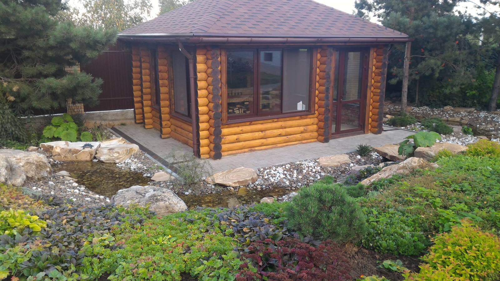 Беседка-барбекю