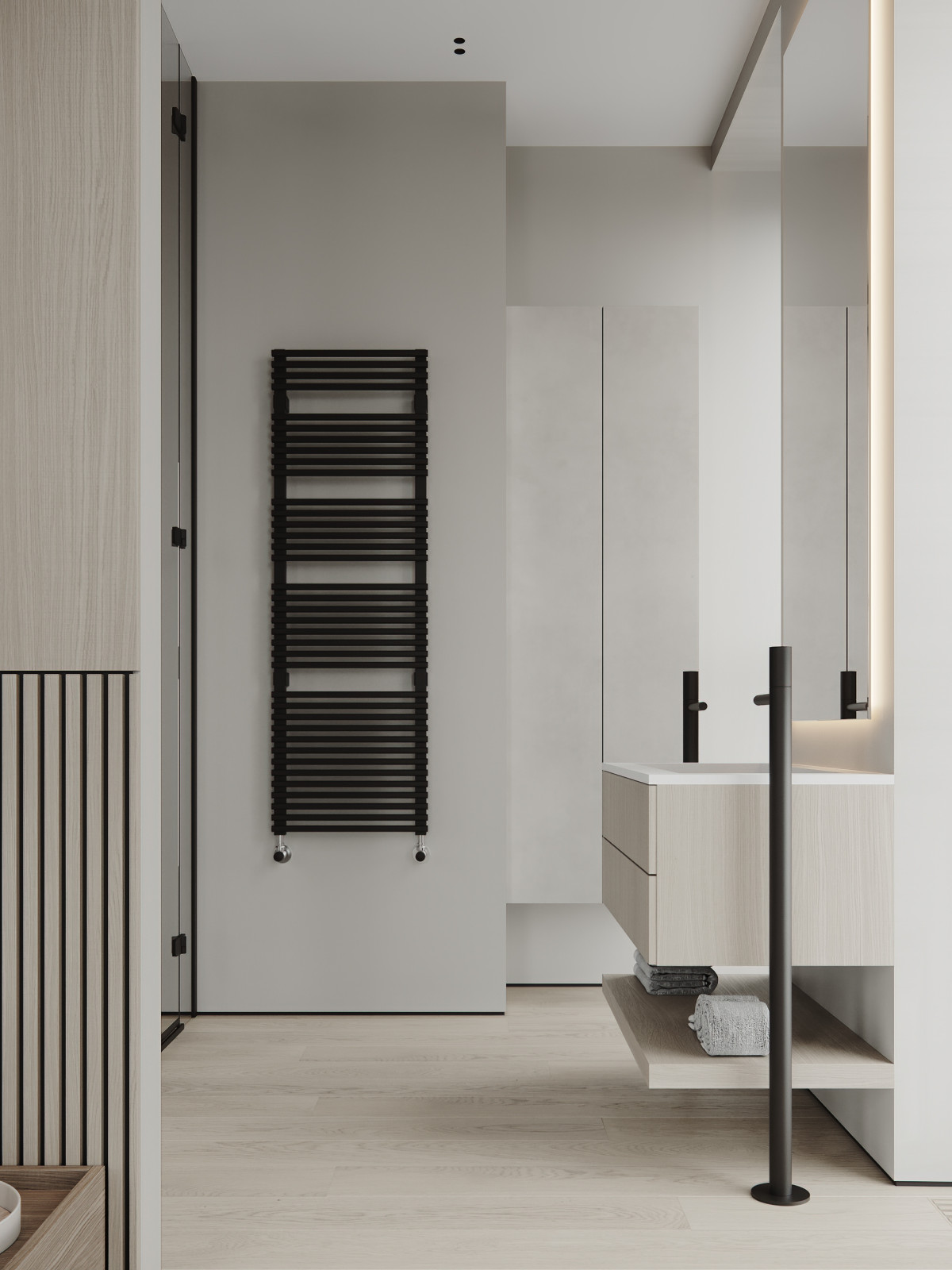 Квартира 144,8 m в стиле современный минимализм