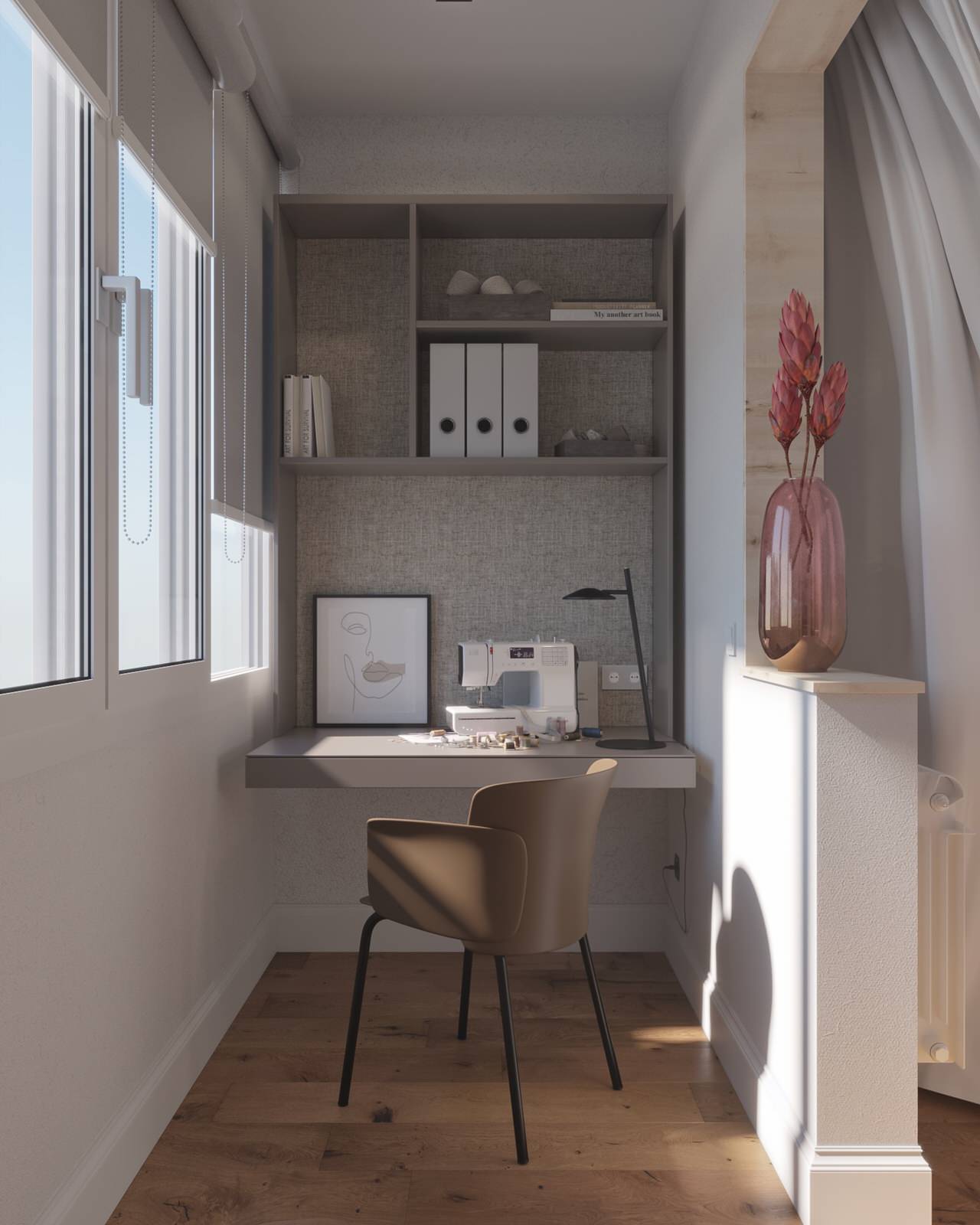 Концепция двухкомнатной квартиры