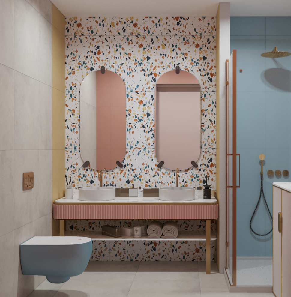 Квартира в нежных тонах для девушки студентки