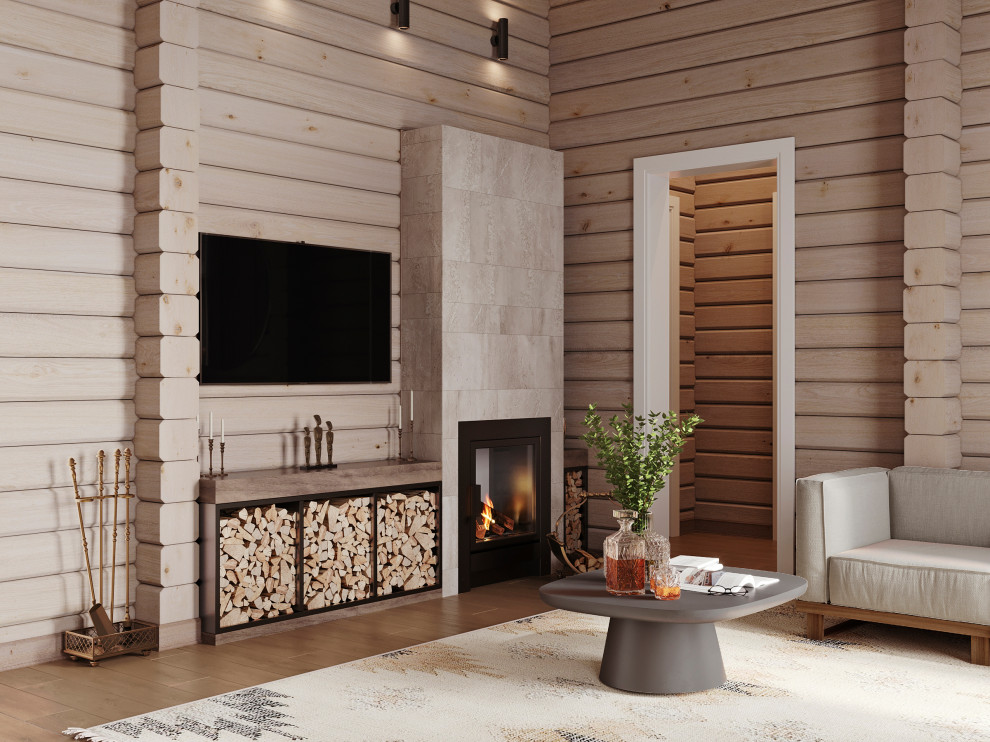 Дизайн дома  из бруса, Ильинка