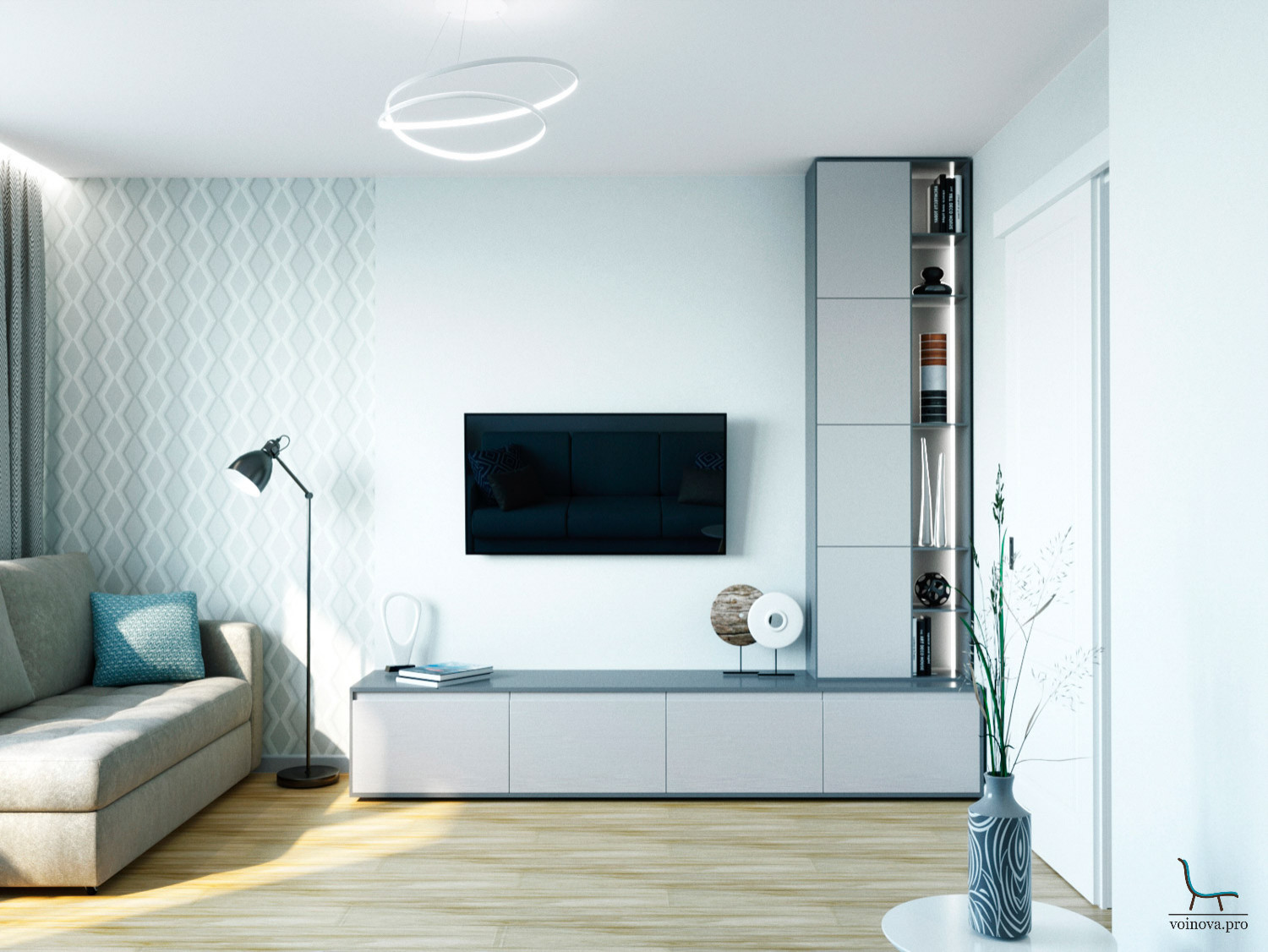 Современная квартира с оттенком Скандинавии