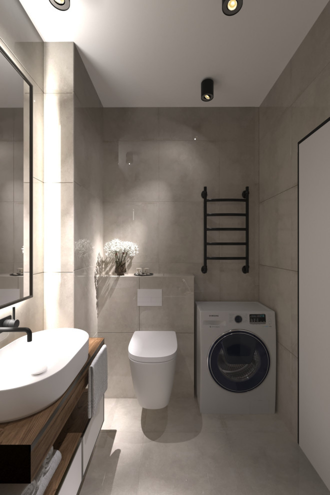 Светлая ванная комната