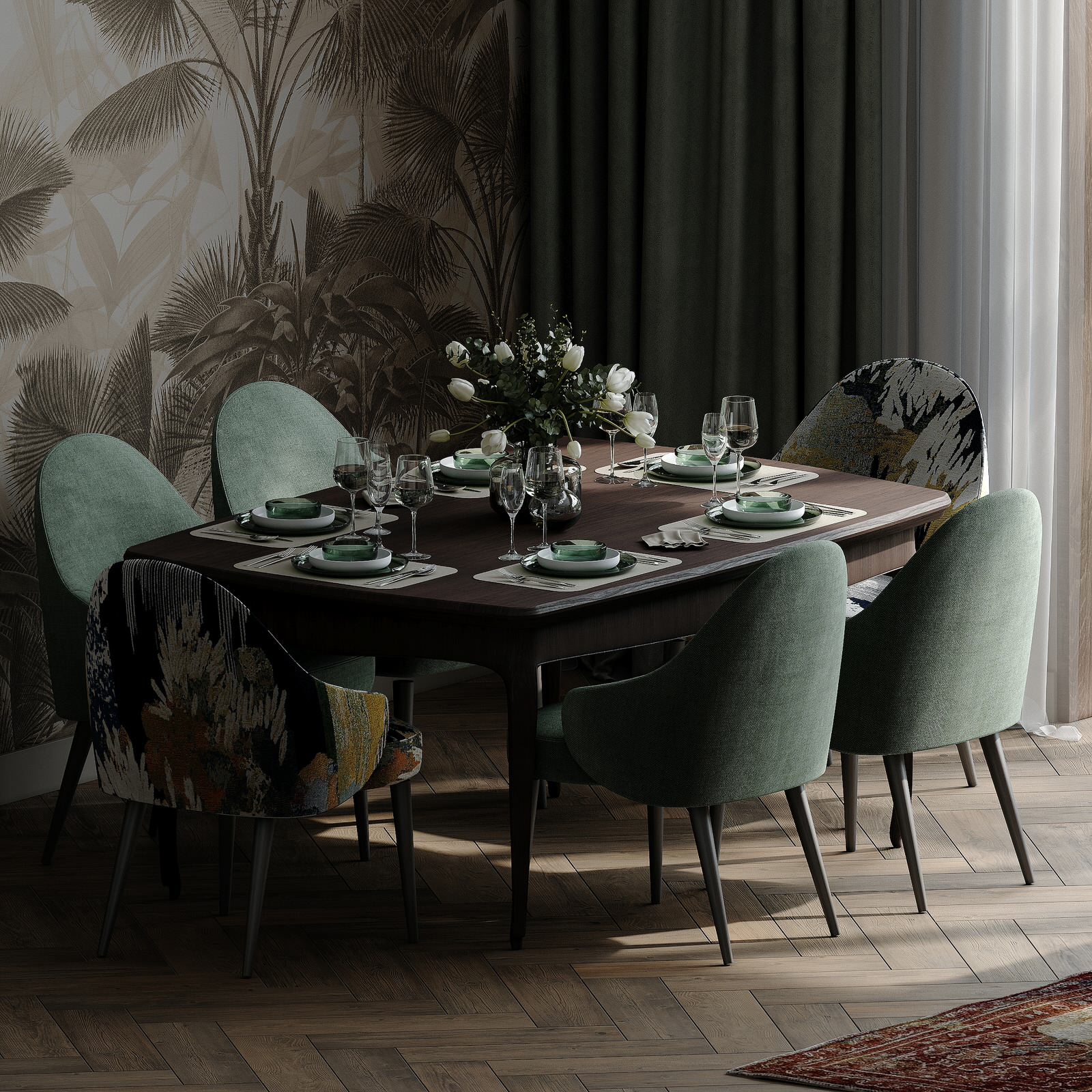 Обложка проекта: Дизайн-проект частного дома для семьи из 4 человек