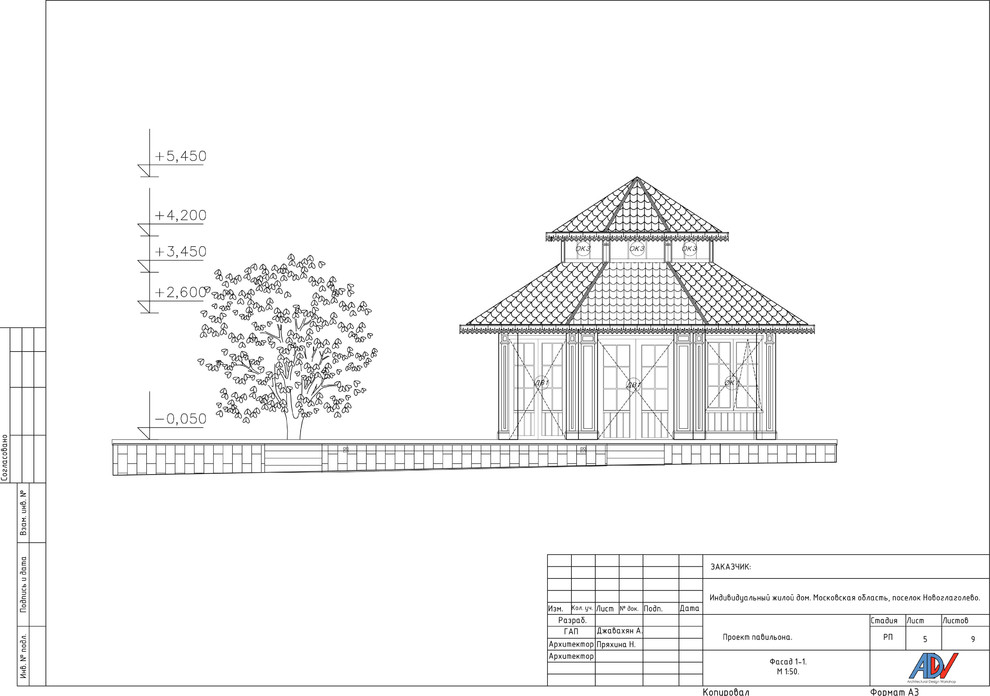 Традиционный летний павильон
