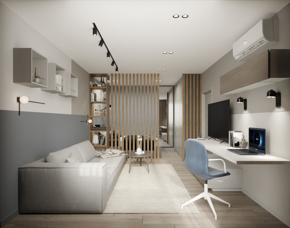 Дизайн проект однокомнатной квартиры в Долгопрудном