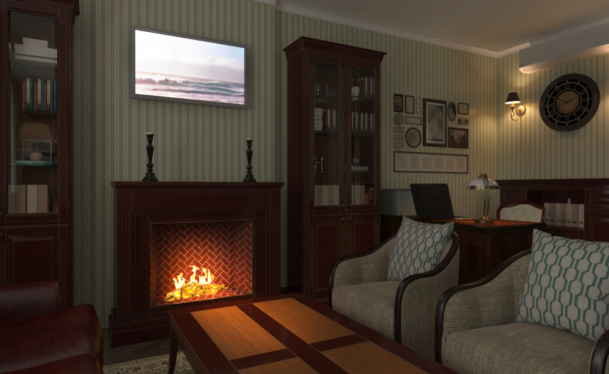 Английский стиль в современной квартире