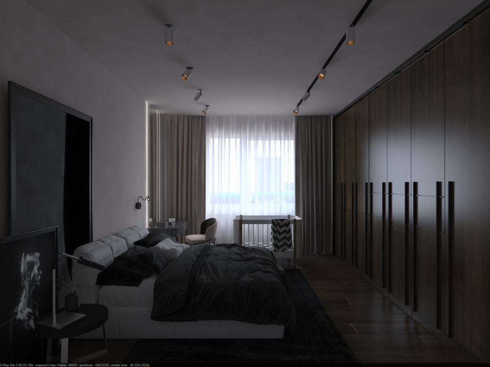 Квартира в стиле минимализм для молодой семьи