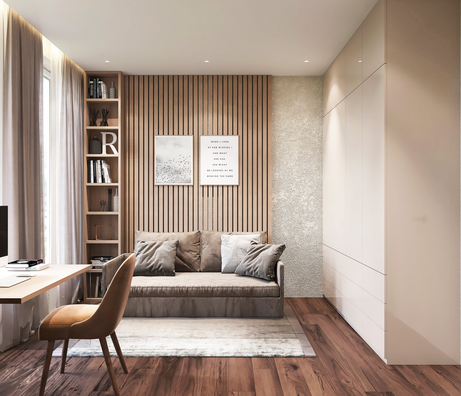 Дизайн интерьера квартиры в современном стиле в ЖК Вандер Парк