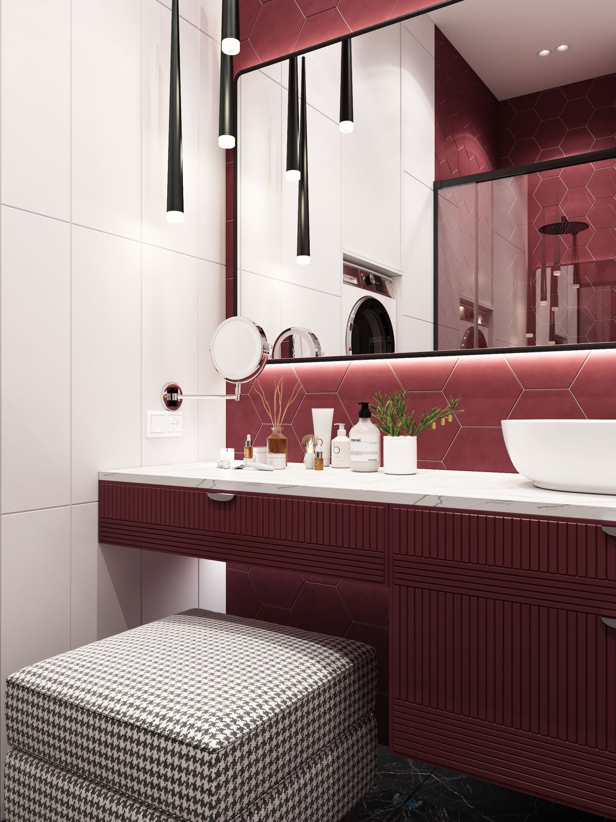 Дизайн ярких санузлов