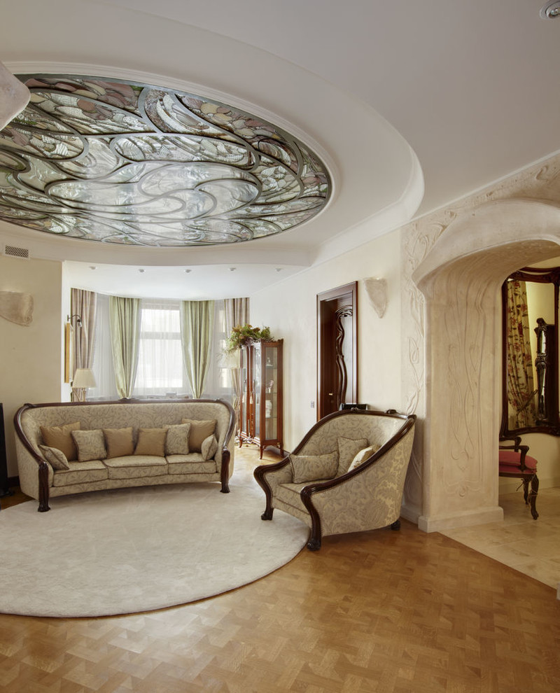 квартира в стиле русского модерна