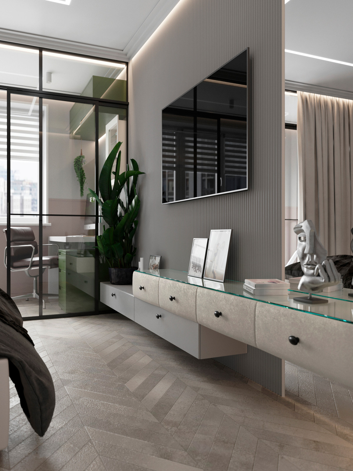 Спальня-кабинет