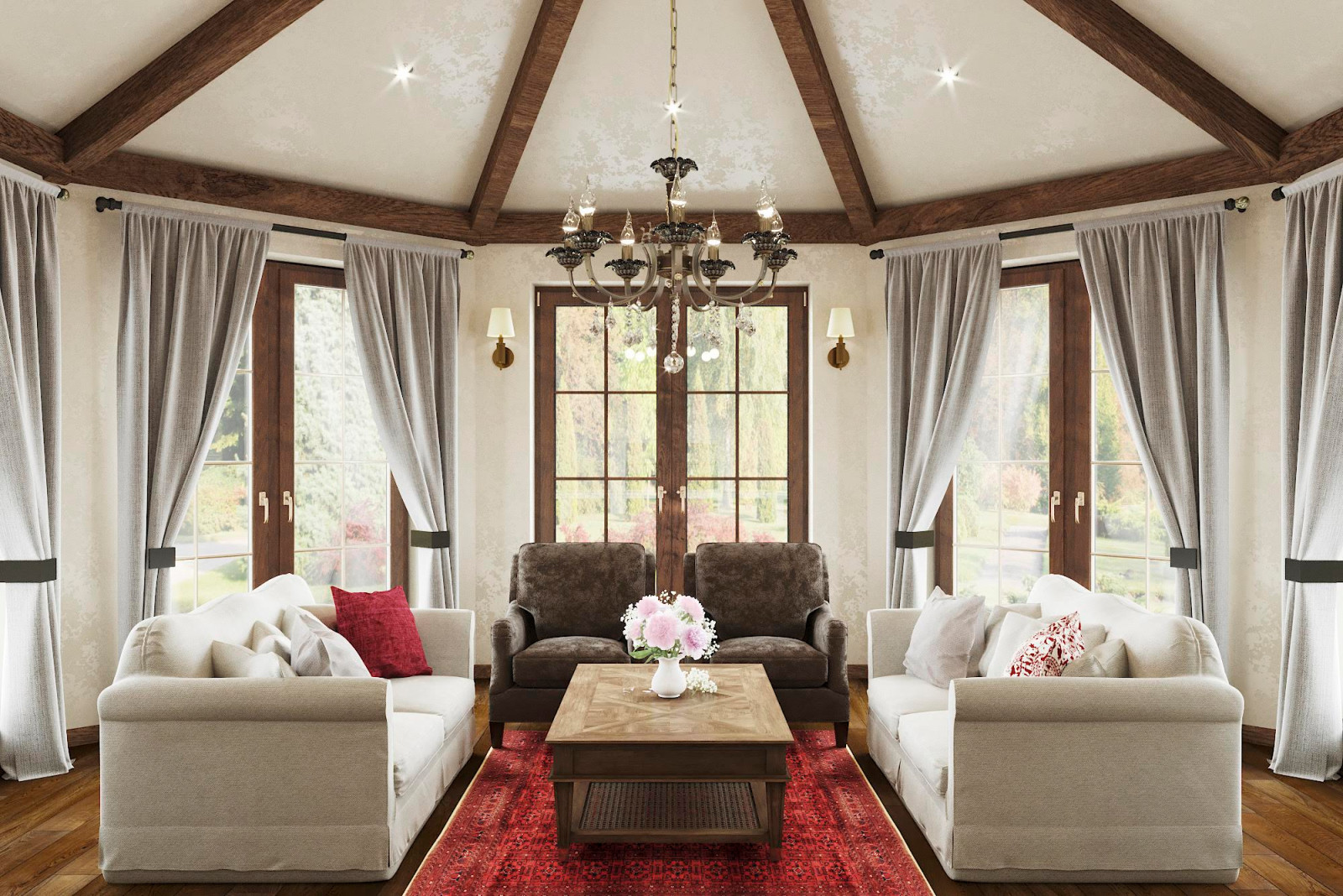 Обложка проекта: Загородная беседка с барбекю.