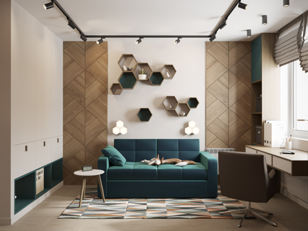 4-к квартира 105 м² в бардовых цветах