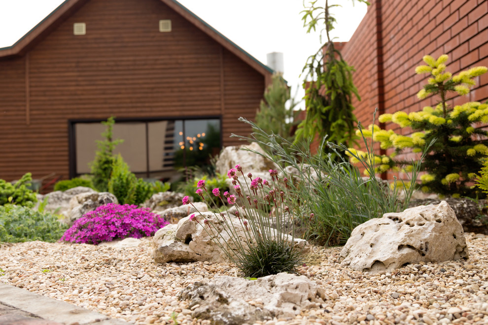 Ландшафтный дизайн участка "Зеленый камень"