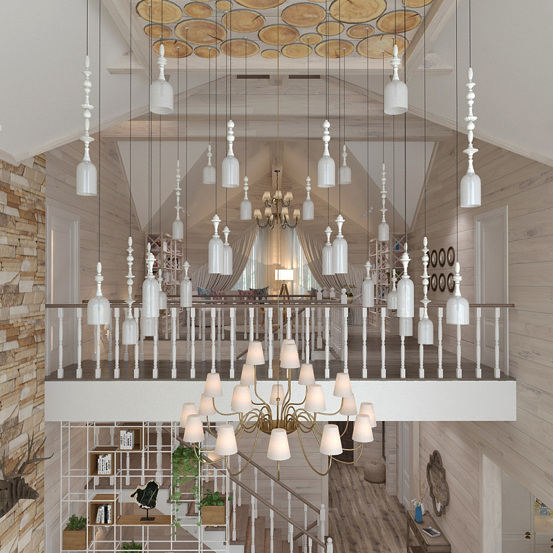 Частный дом с деревянного сруба