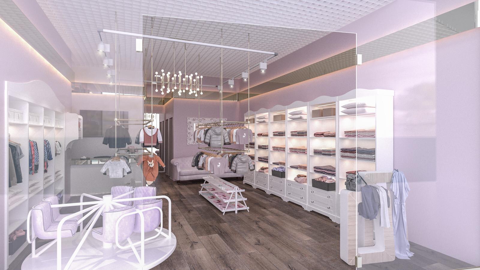 Shop_005_визуализация интерьера магазина в "ТРЦ МЕГАМАГ"
