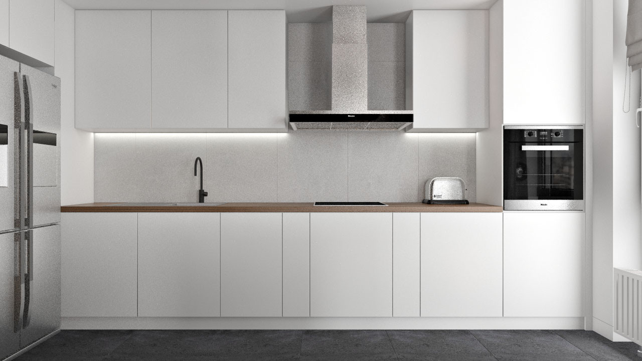 ЖК Spires, 3 комнаты, 81м²
