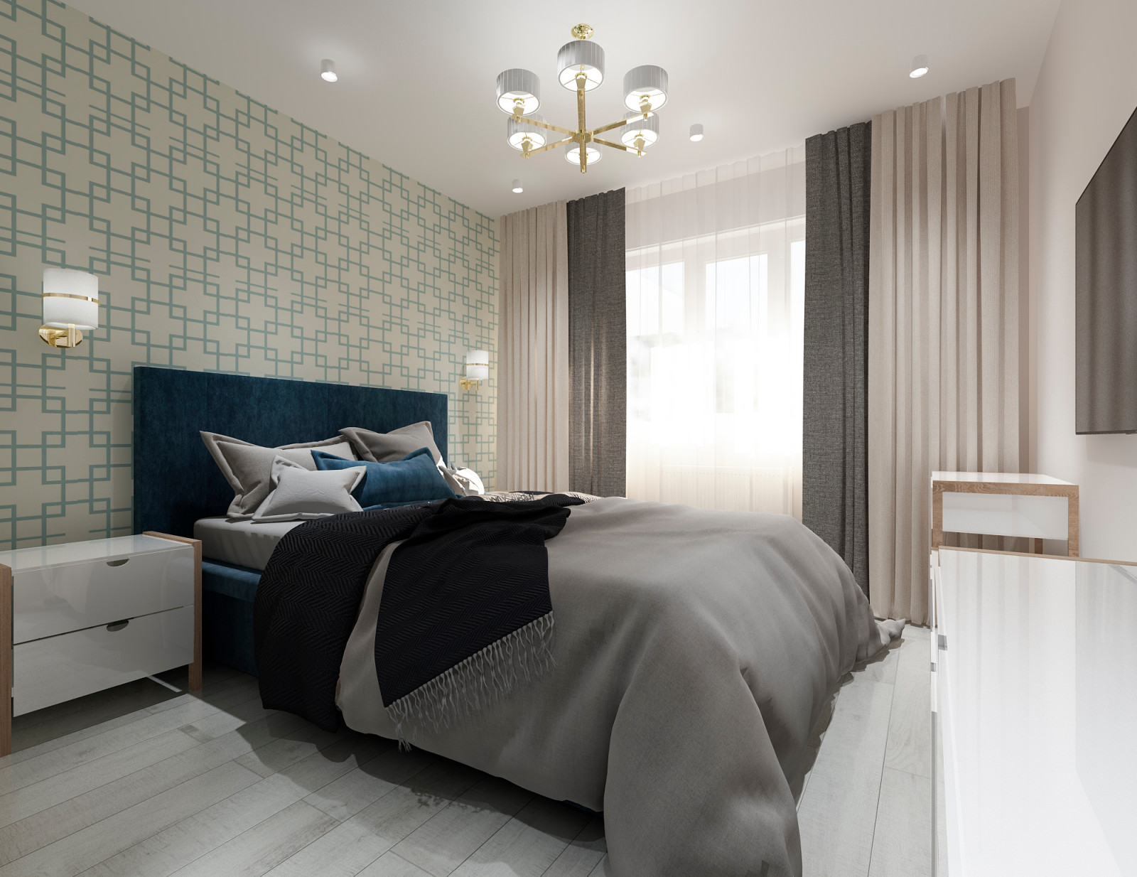 Обложка проекта: Современные спальни